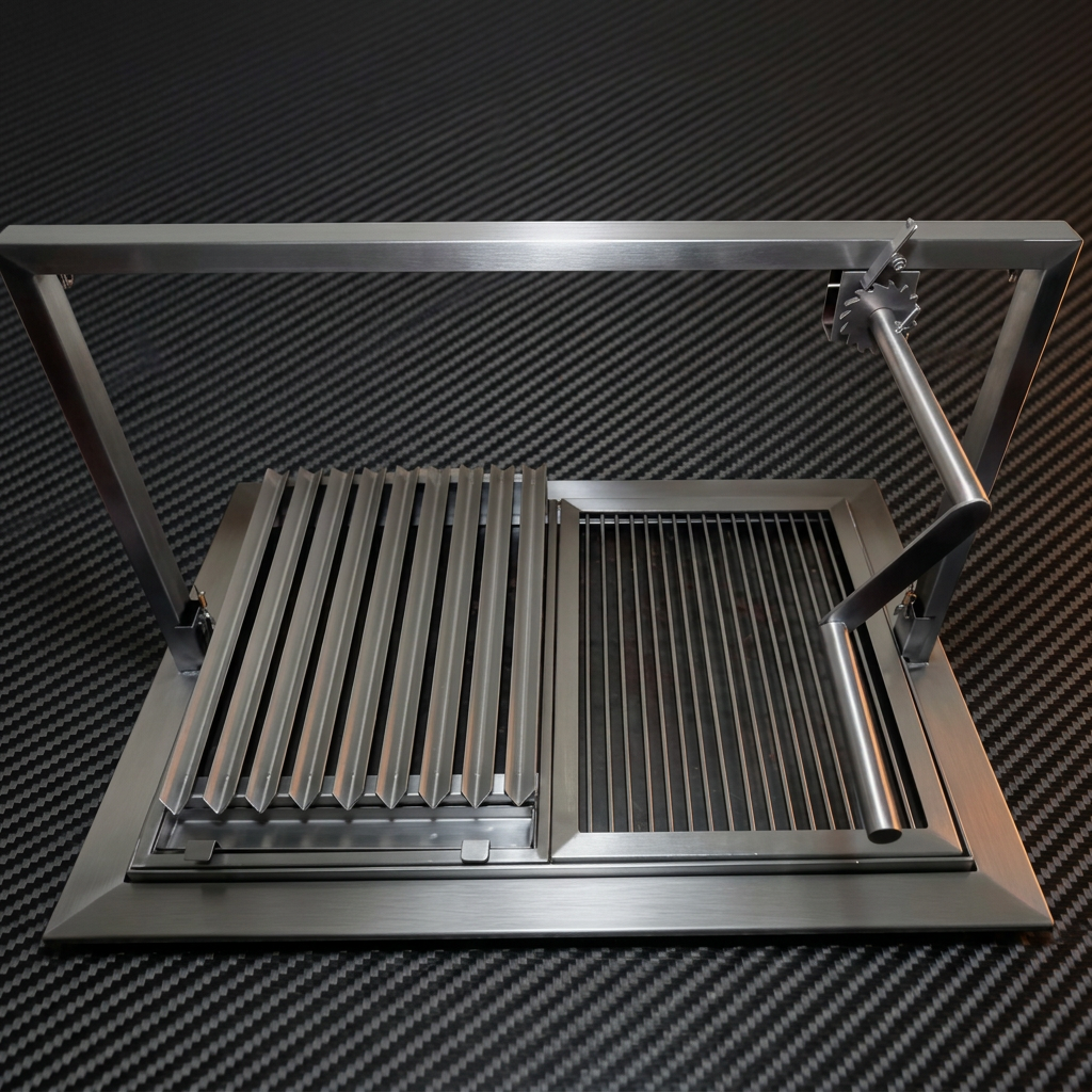 Grill Manivela Frontal 60 cm grelha