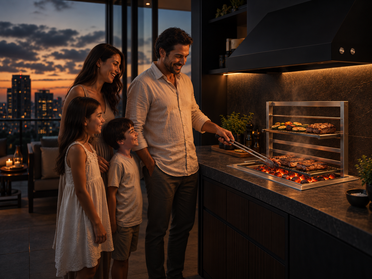 O churrasco tradicional