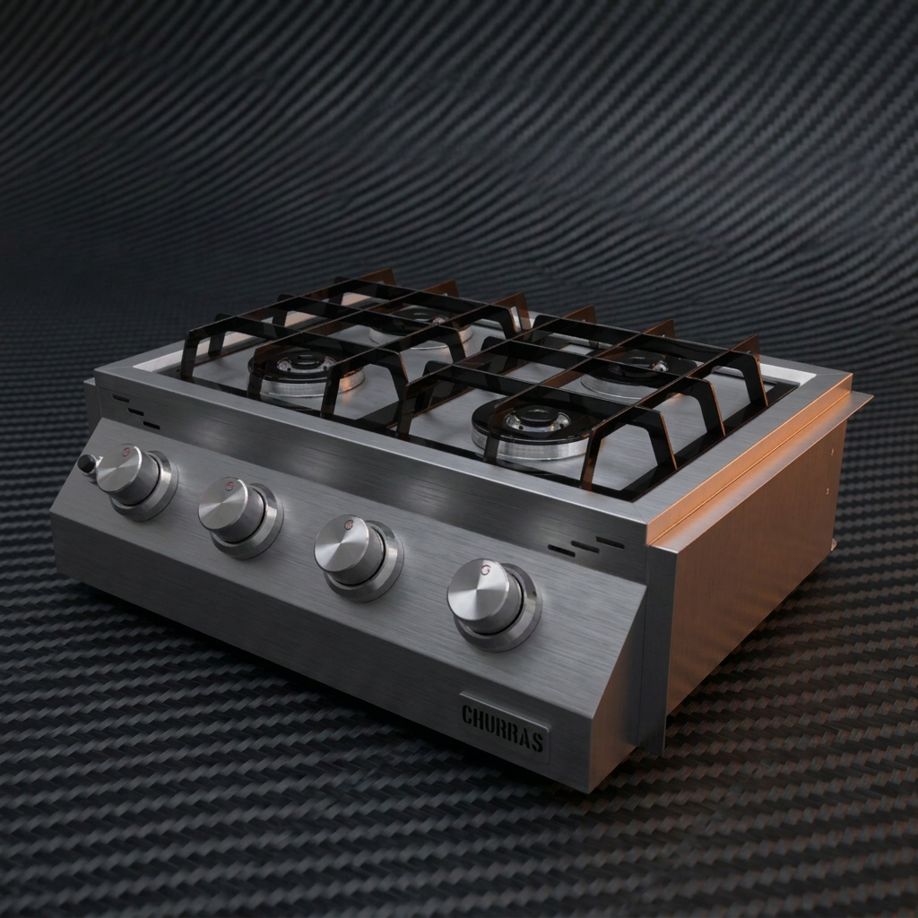 Fogão RANGETOP 4 Bocas - De Embutir - INOX 304