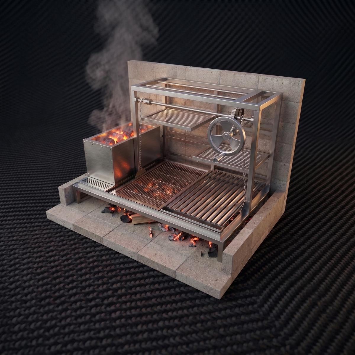PARRILLA = Alvenaria sem Porta - 120 x 50